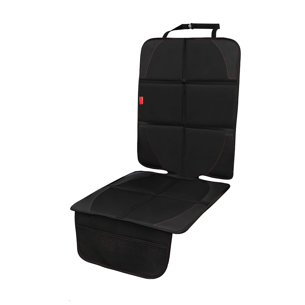 Waterproof Car Seat Protector Thick Padded Universal Cover with Mesh Pockets